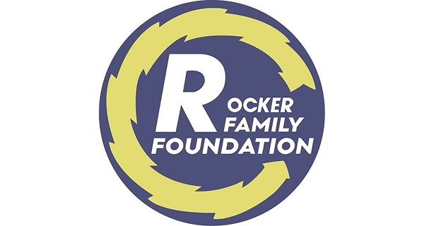 Rocker Family Foundation logo with arrows.