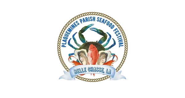 Plaquemines Parish Seafood Festival logo, Belle Chasse.