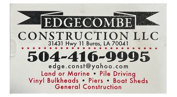 Construction company contact information and services.
