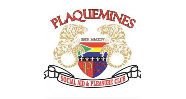 Plaquemines Social Aid & Pleasure Club logo.